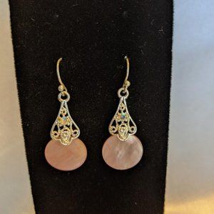 Pink earrings